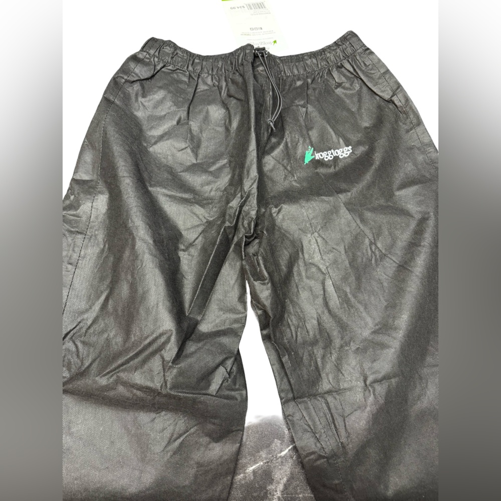 Frogg Toggs Pro Action Rain Pants Black Large BNWT Waterproof Outdoor Gear - Picture 7 of 10